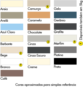 Rejunte Fortaleza resinado camurça - 01KG