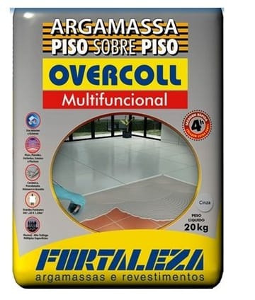 Argamassa Fortaleza overcoll cinza