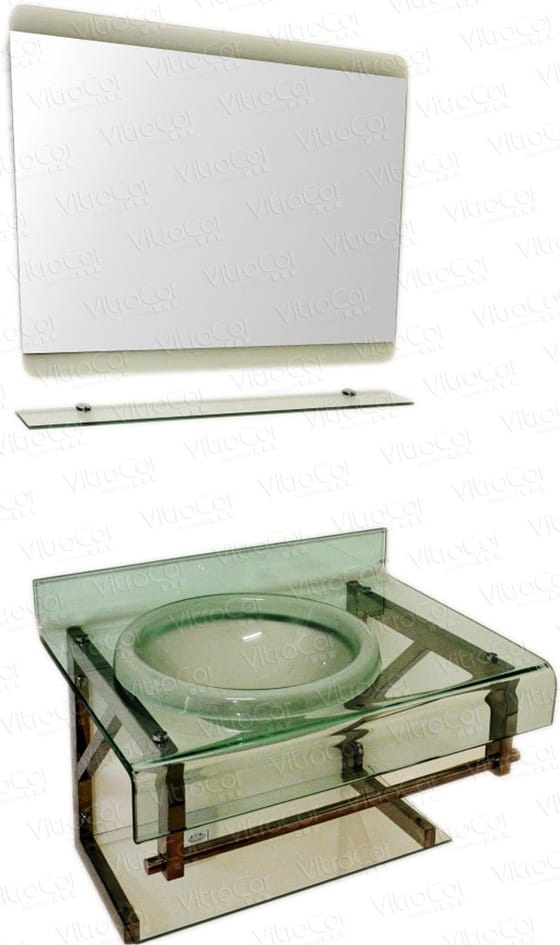 Gabinete de vidro Vitrocor GV70 ou GV90 - Várias cores: foto 4