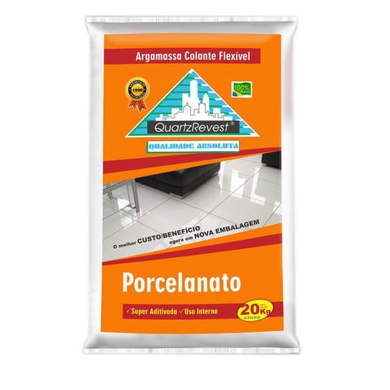 Argamassa Quartz Revest Porcelanato Interno